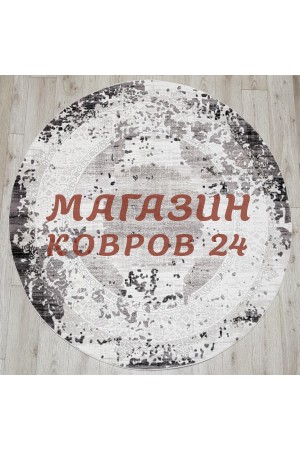 Турецкий ковер Sanat viscon 6302 Серый круг
